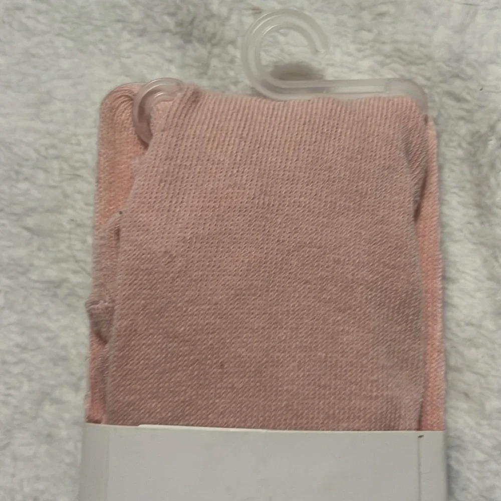 New Old Navy Infant Girls knit tights Size 0-6 Months Ballet Pink NWT